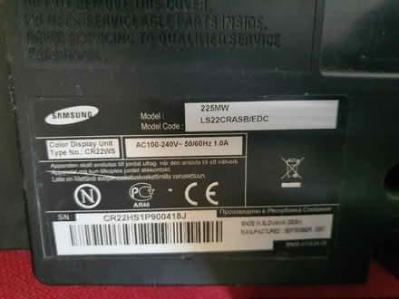 Photo of free Samsung 22in monitor/TV. (Bradford on Avon BA15) #2