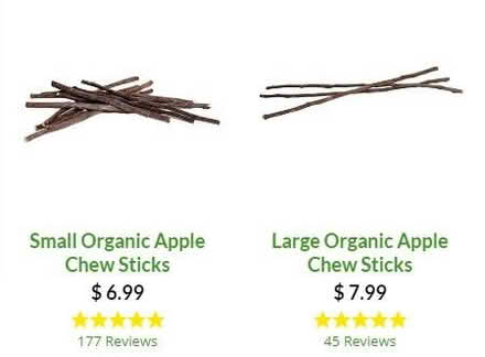 Photo of free Furbaby Treats Organic Apple Sticks (Van Ness Metro) #1