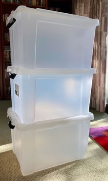 Photo of free Three large storage containers (El Camino Real & Wolfe Road) #2