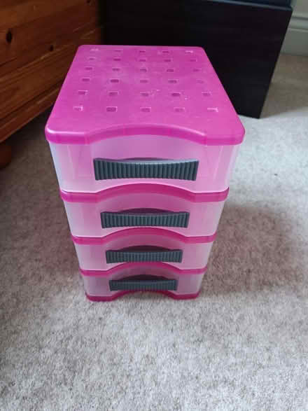 Photo of free Small pink storage unit (Kirkby Thore CA10) #1