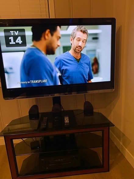 Photo of free 52” Sharp Aquos TV Surround Theater (Sorich Park) #1