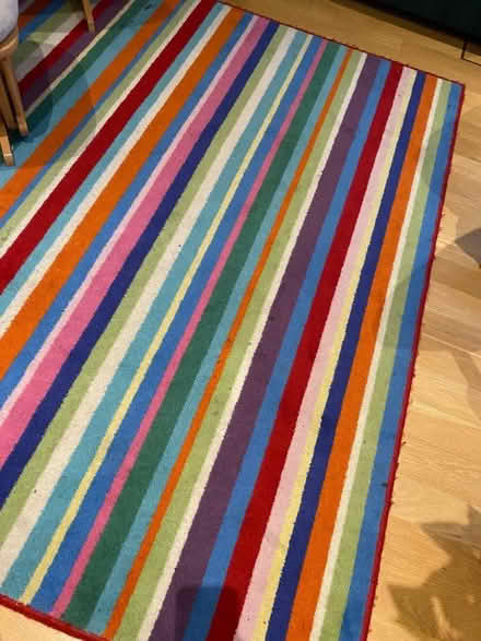 Photo of free Colourful rug 195 cm * 195 cm (Earls Court SW5) #1