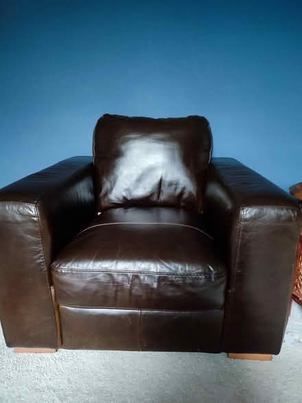 Photo of free Leather armchair (M33 Sale Moor) #1