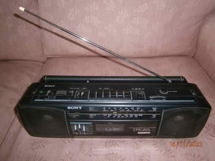 Photo of free Sony stereo radio cassette player (Denham UB9) #1