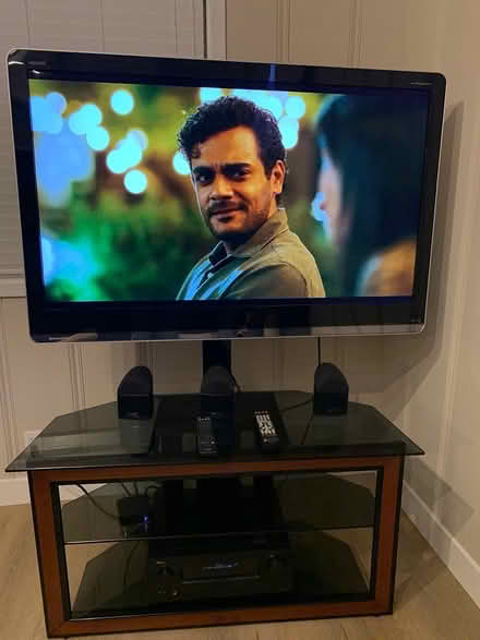 Photo of free 52” Sharp Aquos TV Surround Theater (Sorich Park) #2
