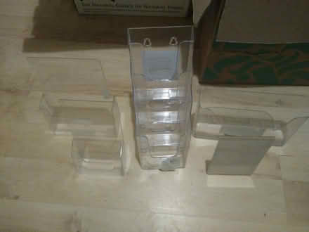 Photo of free 5 clear plastic leaflet holders/displays (Wellington TF1) #1