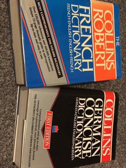 Photo of free French and German dictionaries (Mytchett. GU16) #1