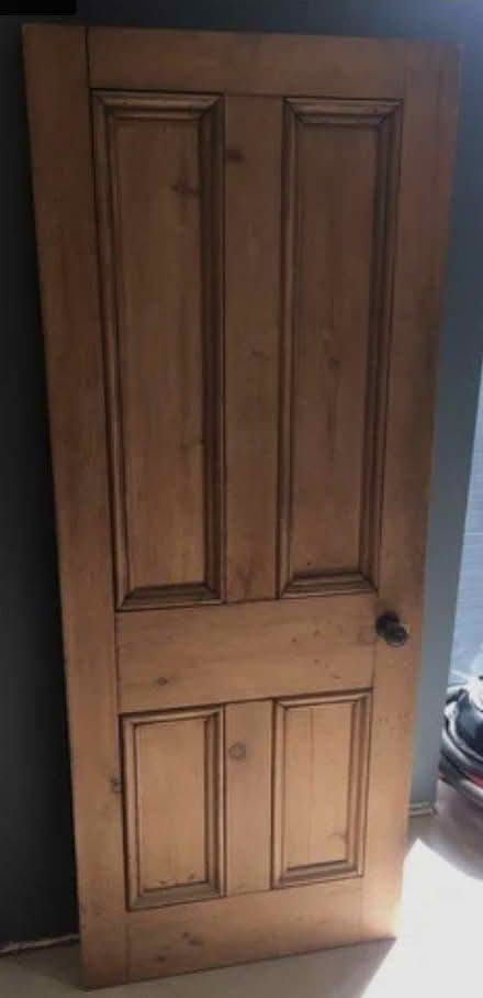 Photo of free Victorian pine internal door (Greenfield OL3) #1