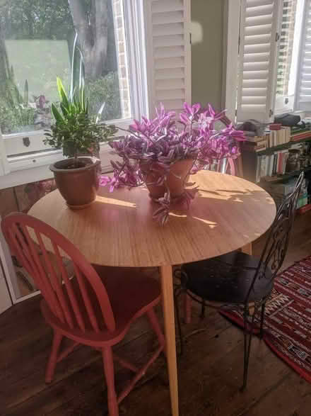 Photo of free Solid Wood Dining Table (Sun In The Sands Roundabout SE3) #3