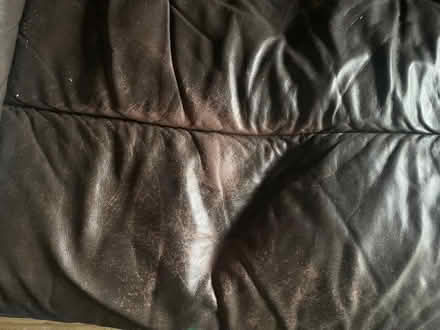 Photo of free Brown 3 seater leather sofa (Arnold NG5) #2