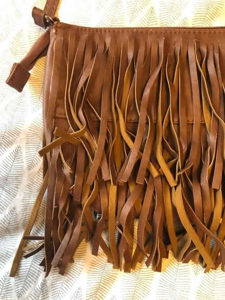 Photo of free Brown tassel/fringe bag (Cripps Corner Rd TN32) #2