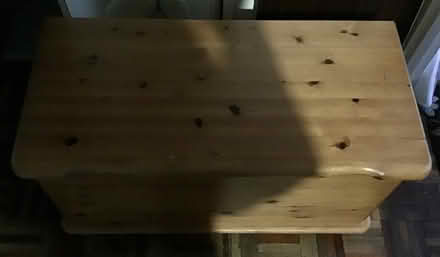 Photo of free Pine blanket/toy box (langdon hills) #1