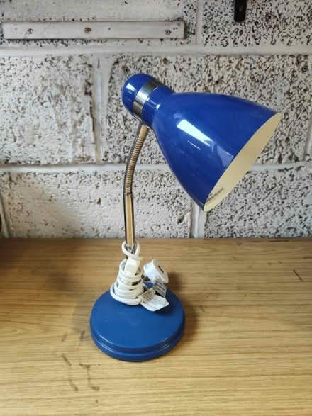 Photo of free Blue desk lamp (Trowbridge BA14) #1