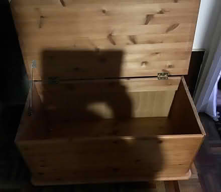 Photo of free Pine blanket/toy box (langdon hills) #3