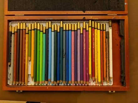 Photo of free Watercolour pencils set (Charvil RG10) #1