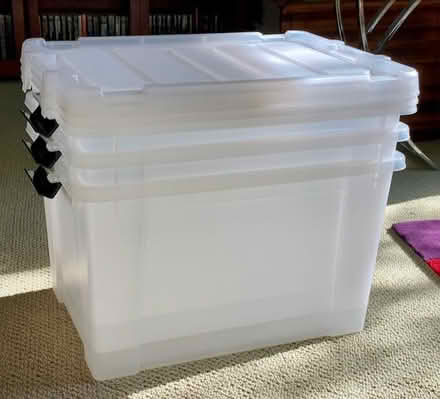 Photo of free Three large storage containers (El Camino Real & Wolfe Road) #1