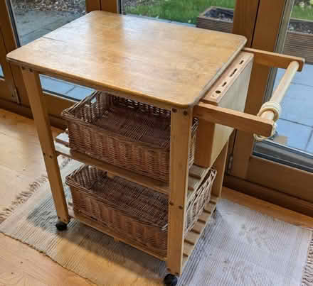 Photo of free Wooden kitchen trolley (Ivinghoe Aston LU7) #1