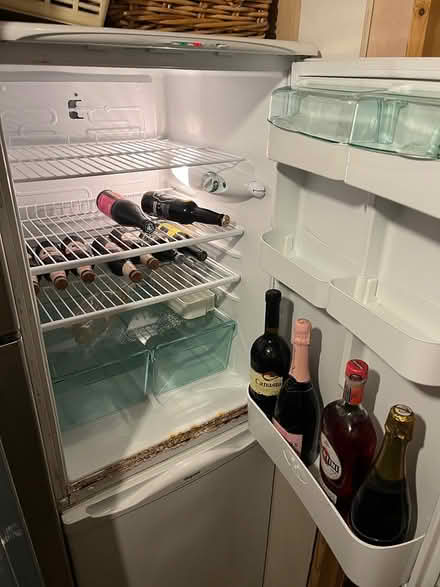 Photo of free White hotpoint fridge/freezer (WD5 Abbots Langley) #2