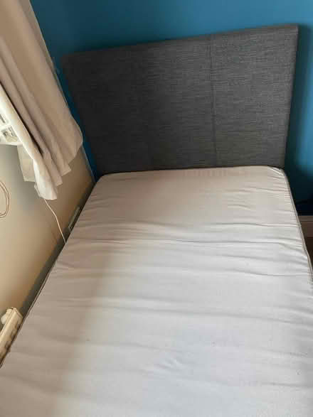 Photo of free Single bed, headboard and mattress (Malahide) #1