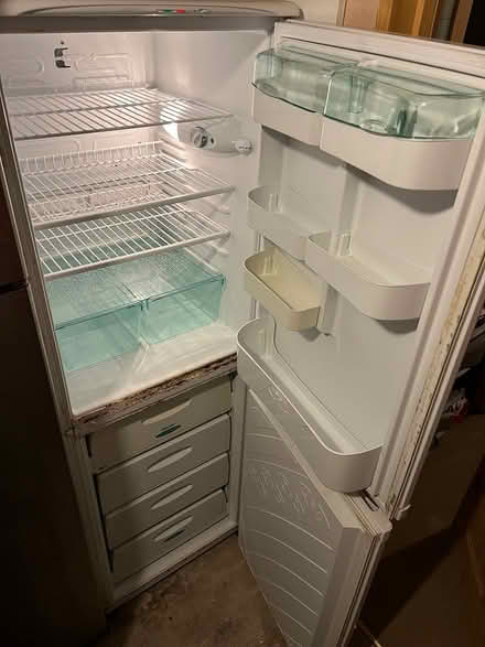Photo of free White hotpoint fridge/freezer (WD5 Abbots Langley) #1