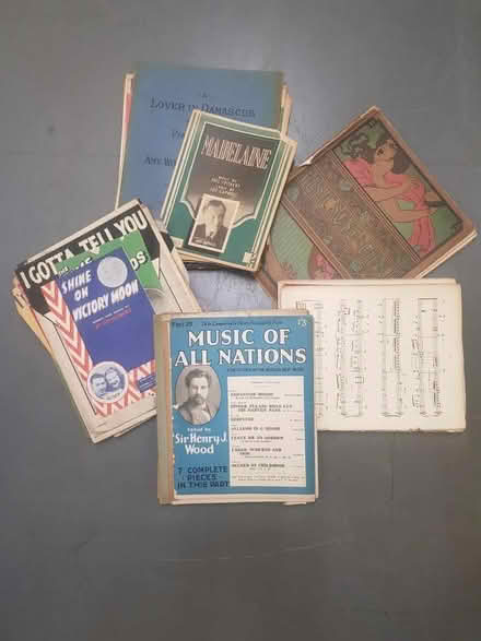Photo of free Old piano sheet music (Aggborough DY10) #1