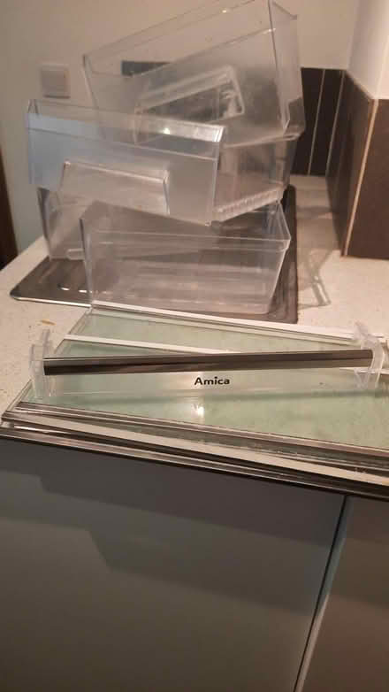 Photo of free Amica bk296.3Fa bk296.3 inbuilt fridge freezer drawers shelves (Dormansland RH7) #1