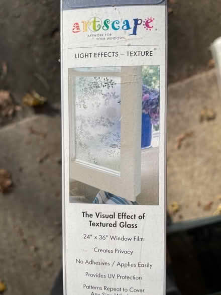 Photo of free Artscape Textured Window Film (Central Etobicoke) #2