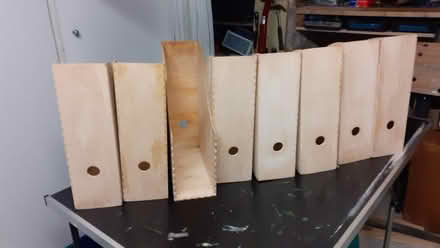 Photo of free Wooden filing boxes (Audenshaw,M34) #1