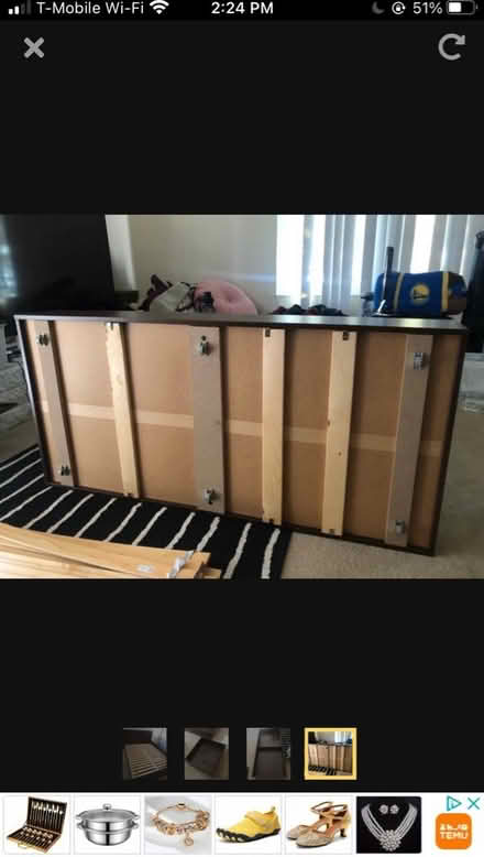 Photo of free IKEA Queen bed frame (Santa Clara 95051) #4