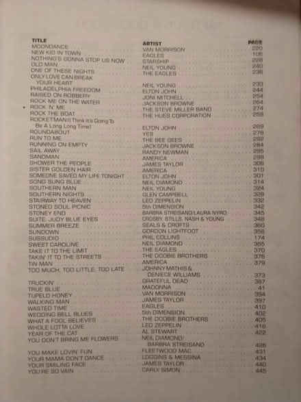 Photo of free Piano/guitar pop-rock songbook (KeyportNJ) #3
