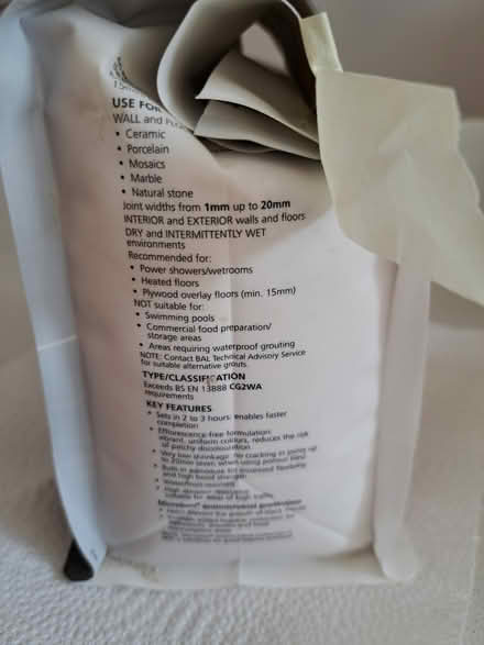 Photo of free Grey Grout Topps Tiles (Fishbourne PO19) #1
