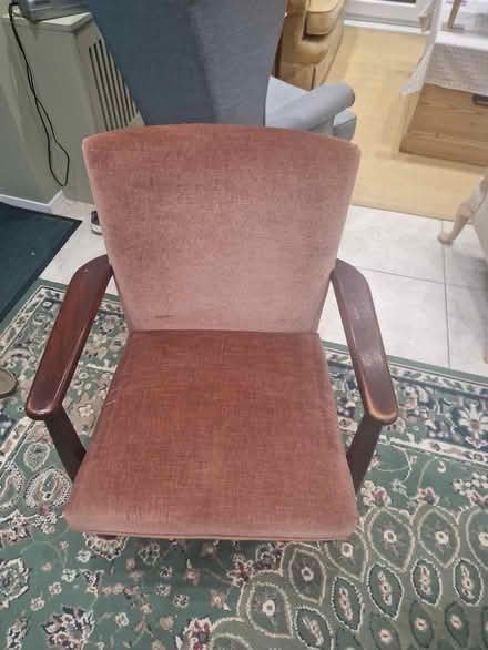 Photo of free Parker Knoll bedroom chair. (Castor) #1