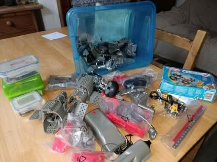 Photo of free Box of Meccano bits and Meccano suitcase (Clifton YO30) #1