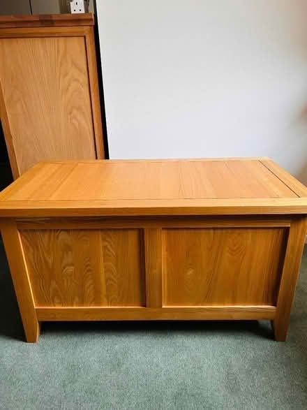 Photo of free Solid oak blanket box (Pitlochry PH16) #2