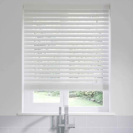 Photo of free Light grey wooden blind (New Cross Gate SE14) #1