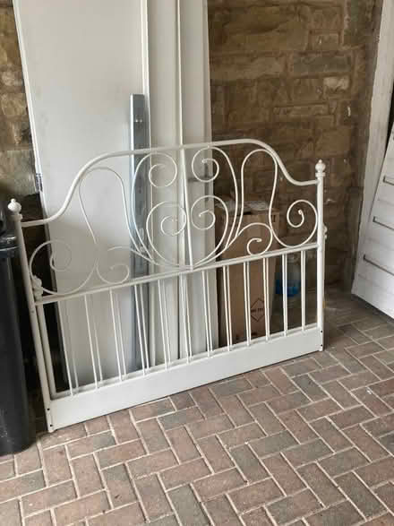 Photo of free IKEA double bed frame (Oakwood LS8) #1