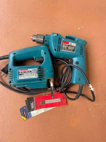 Photo of free Makita 3/8” drill and jig saw (Old Northeast neighborhood) #1