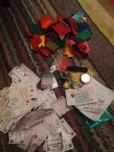 Photo of free Bundle of items for making Christmas crackers (Cam GL11) #1