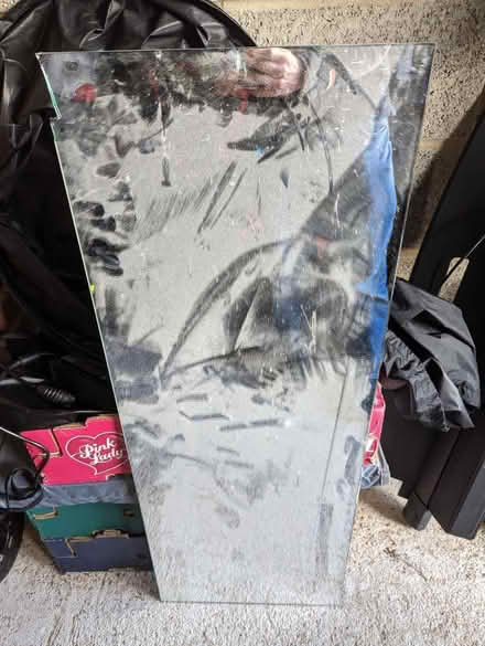 Photo of free Glass mirror with damaged corner (Cowley OX4) #1