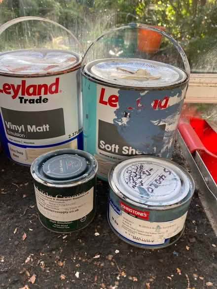 Photo of free Used emulsion paint. One tin gloss. (Hurdsfield SK10) #1