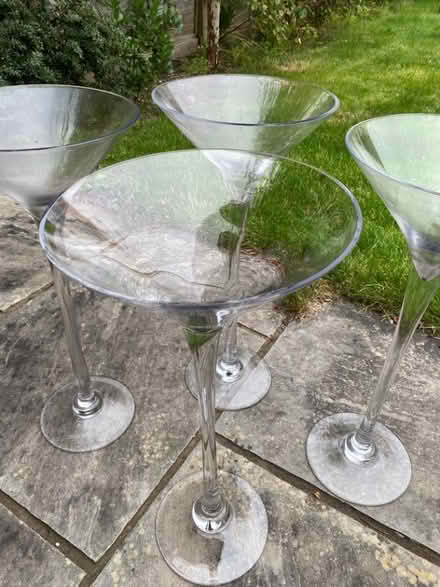 Photo of free Large glass martini vases x 4 (Pokesdown BH6) #1
