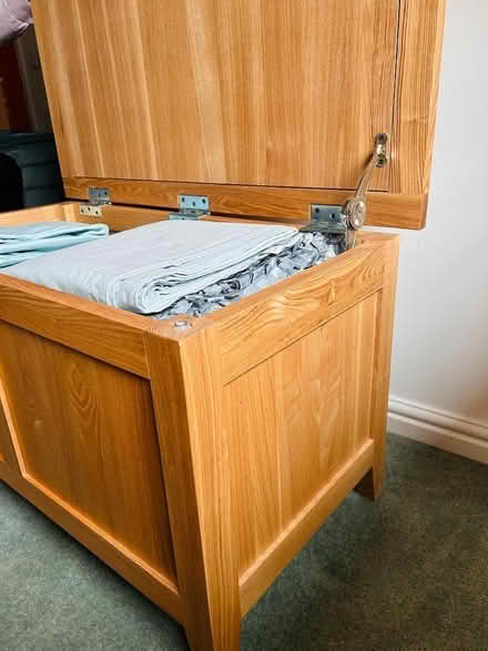 Photo of free Solid oak blanket box (Pitlochry PH16) #3
