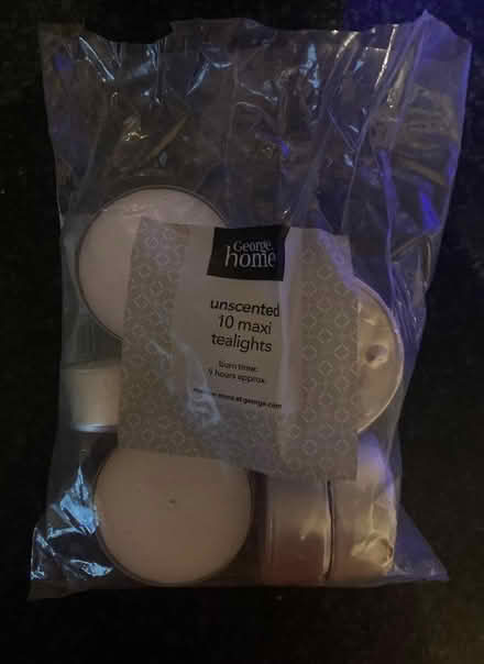 Photo of free 10 large tealights (Freehold LA1) #1