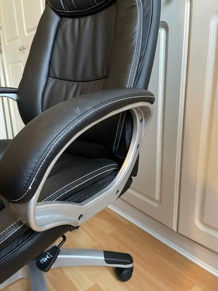 Photo of free Black Faux Lesther Executive Chair (kingston upon thames, KT2) #2