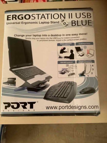Photo of free Ergo Station II Laptop Stand boxed (Royston EH5) #1