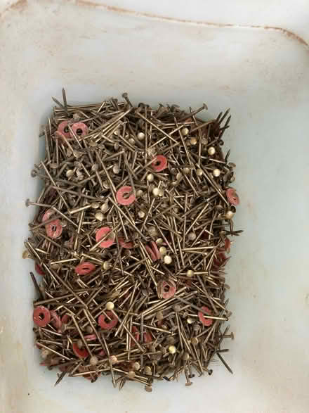 Photo of free 40mm brass tacks (Ringwood BH24) #1