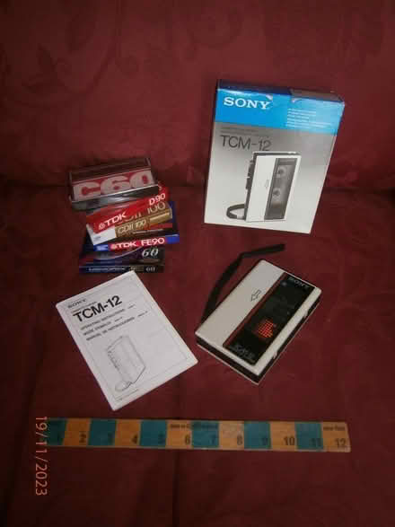 Photo of free sony mini cassette recorder and cassettes (Denham UB9) #1