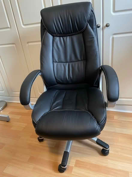 Photo of free Black Faux Lesther Executive Chair (kingston upon thames, KT2) #1