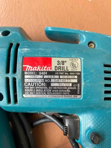 Photo of free Makita 3/8” drill and jig saw (Old Northeast neighborhood) #2
