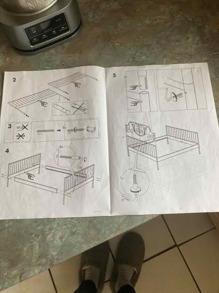 Photo of free IKEA double bed frame (Oakwood LS8) #4